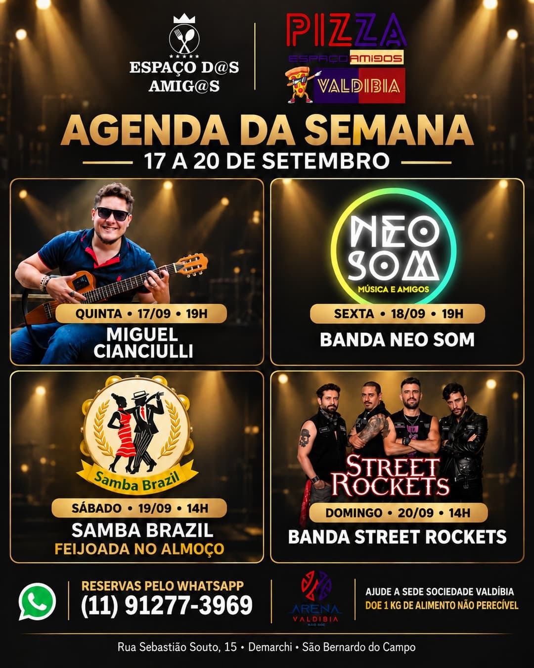 Flyer de Banda Neo Som
