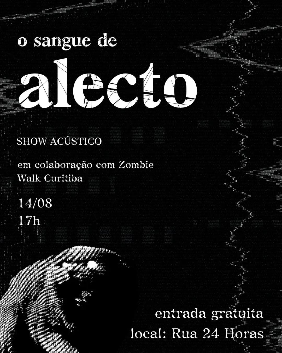 Flyer de O Sangue de Alecto e Sem Abuso