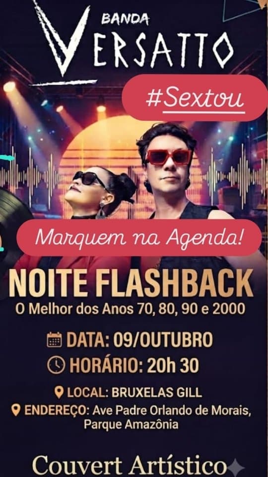Flyer de Banda Versatto