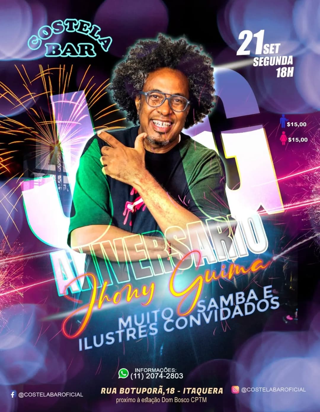 Flyer de Jhony Guima