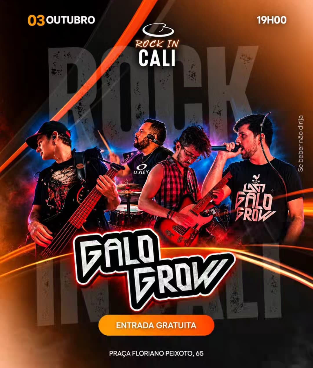 Flyer de Galo Grow e GGrow
