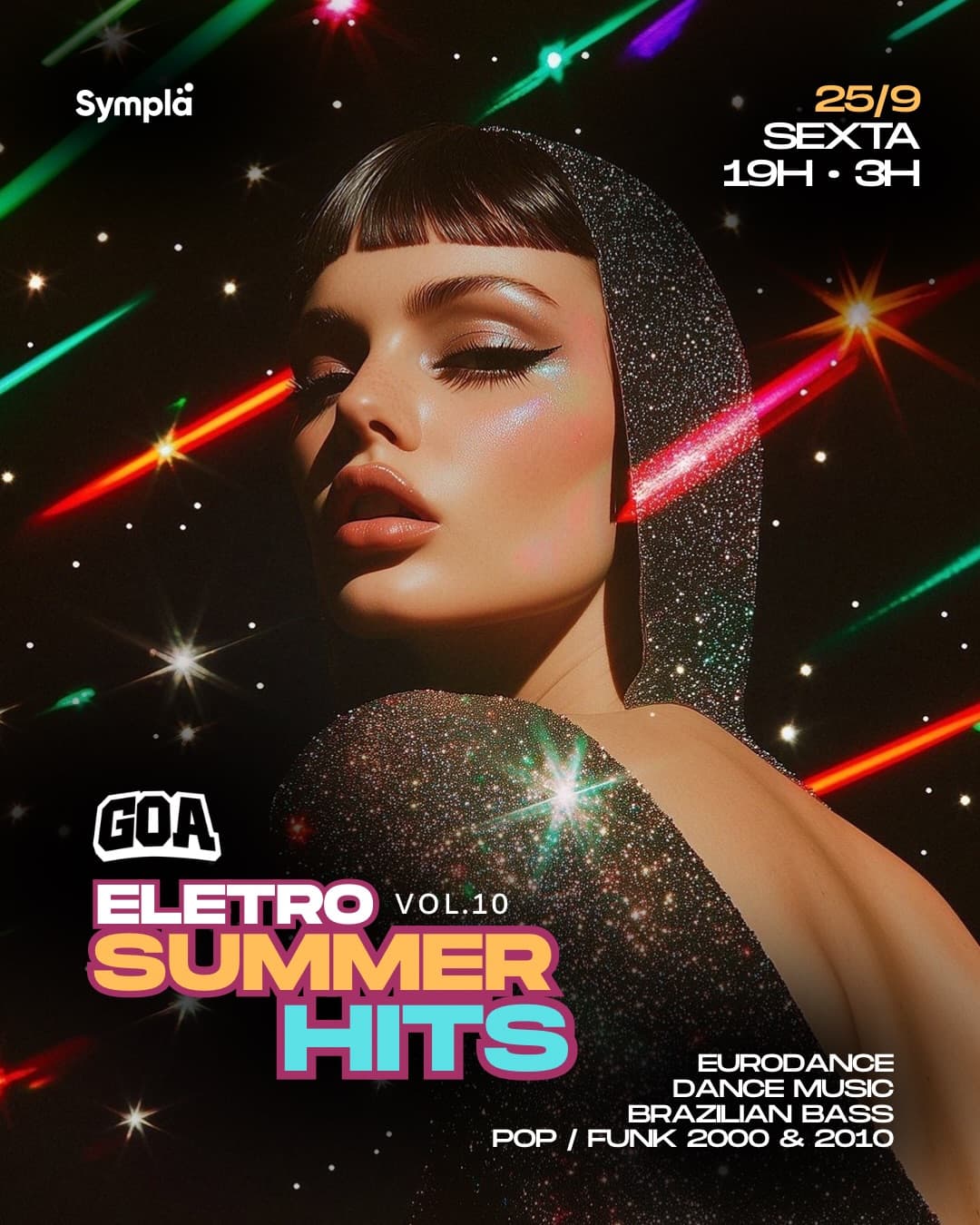 Flyer de Dj Spin, Bellini e bumaffei