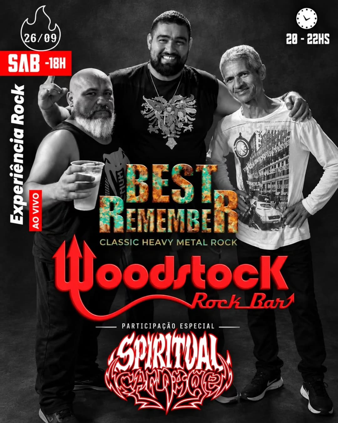 Flyer de Spiritual Carnage e Best Remember