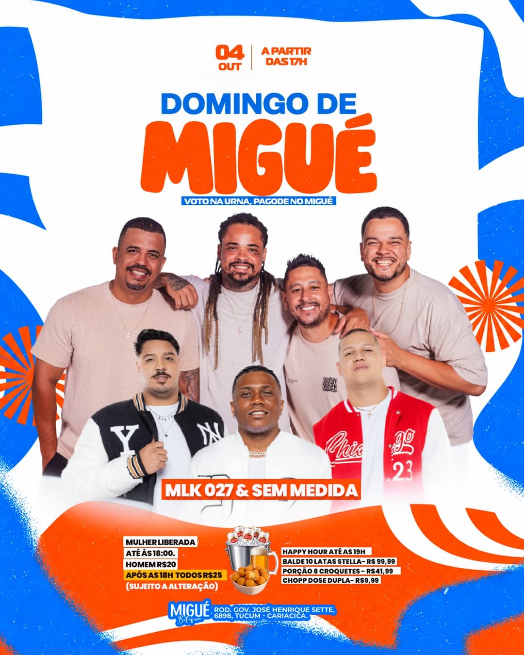 Flyer de Muleke027 e Sem Medida