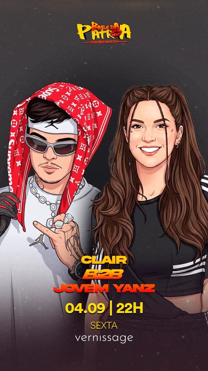 Flyer de Y A N Z 🧞♂️ e 4ever Clair DJ
