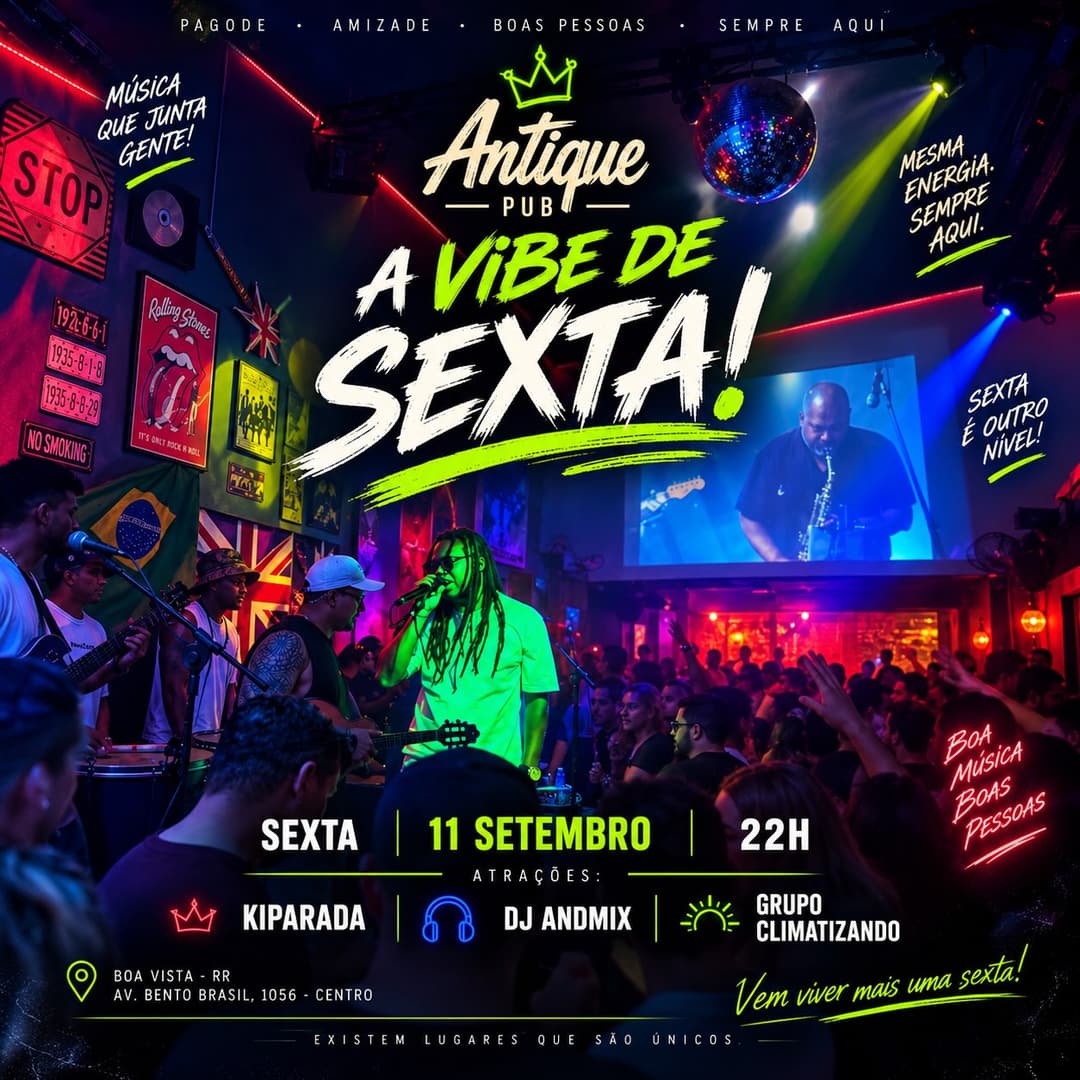 Flyer de Anderson Sousa, Grupo Climatizando e Kiparada
