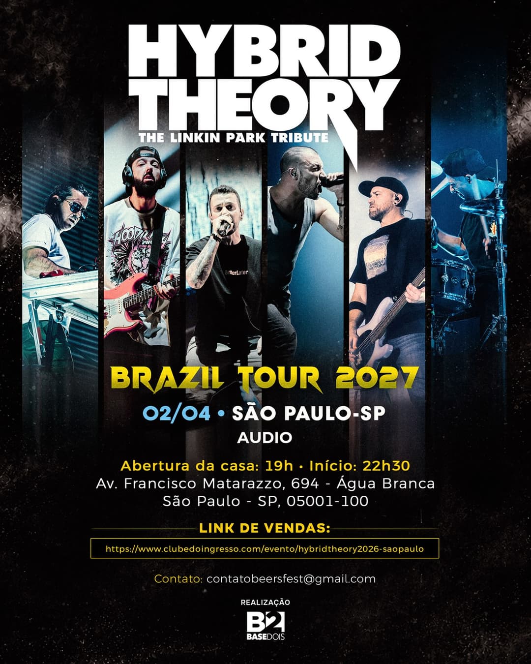 Flyer de Hybrid Theory PT