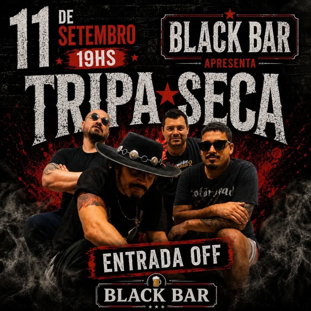 Flyer de Tripa Seca