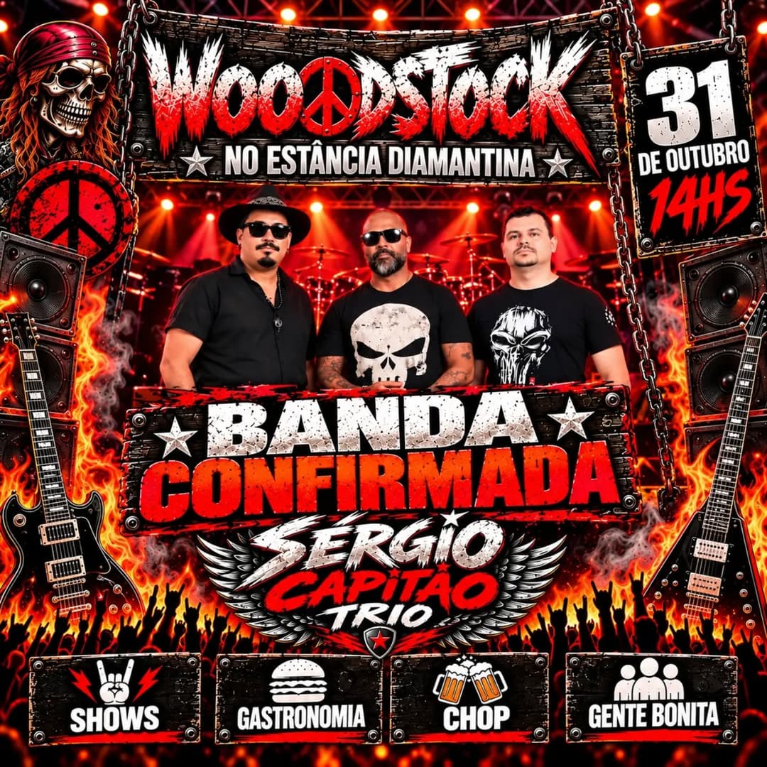 Flyer de Sergio Capitão