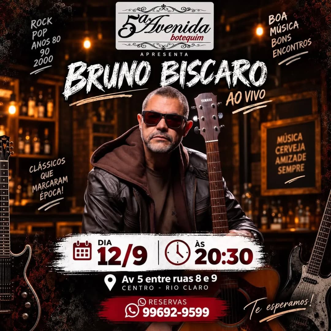 Flyer de Bruno Biscaro