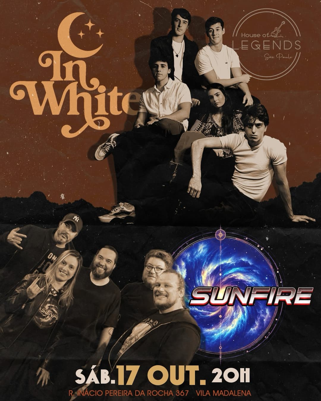 Flyer de In White e Sunfire