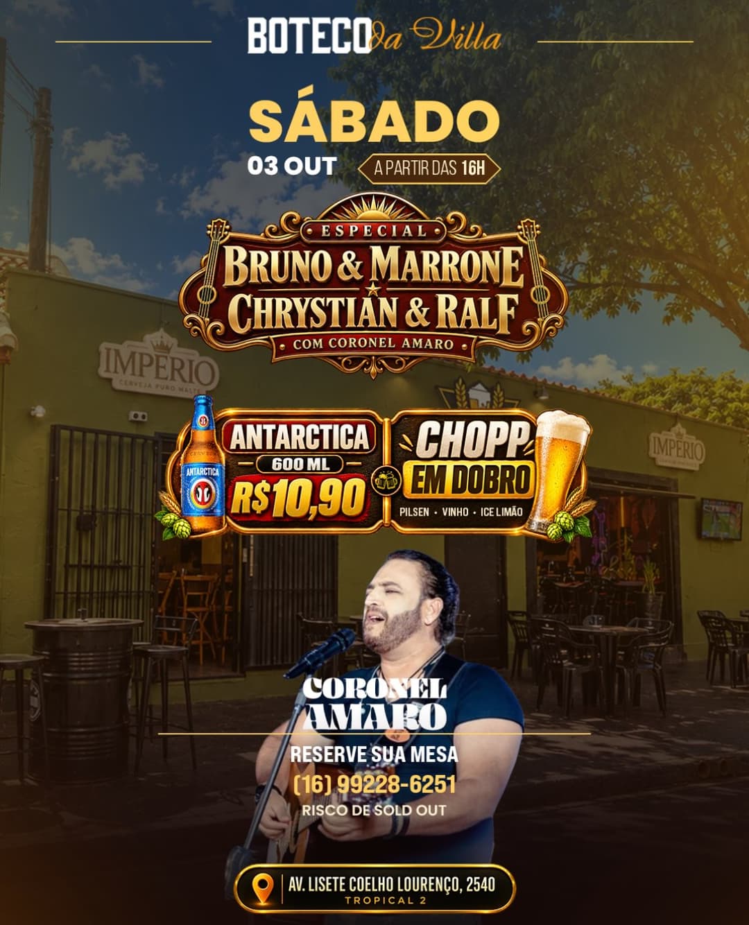 Flyer de Coronel Amaro
