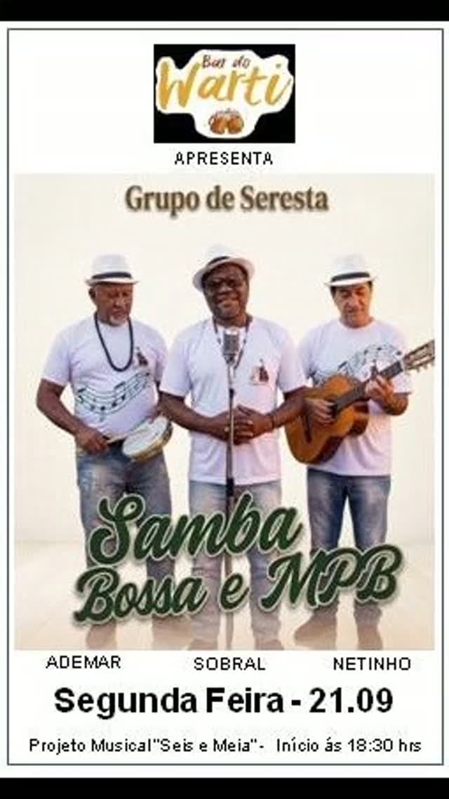 Flyer de Sobral, Grupo de Seresta, Adeimar e Netinho
