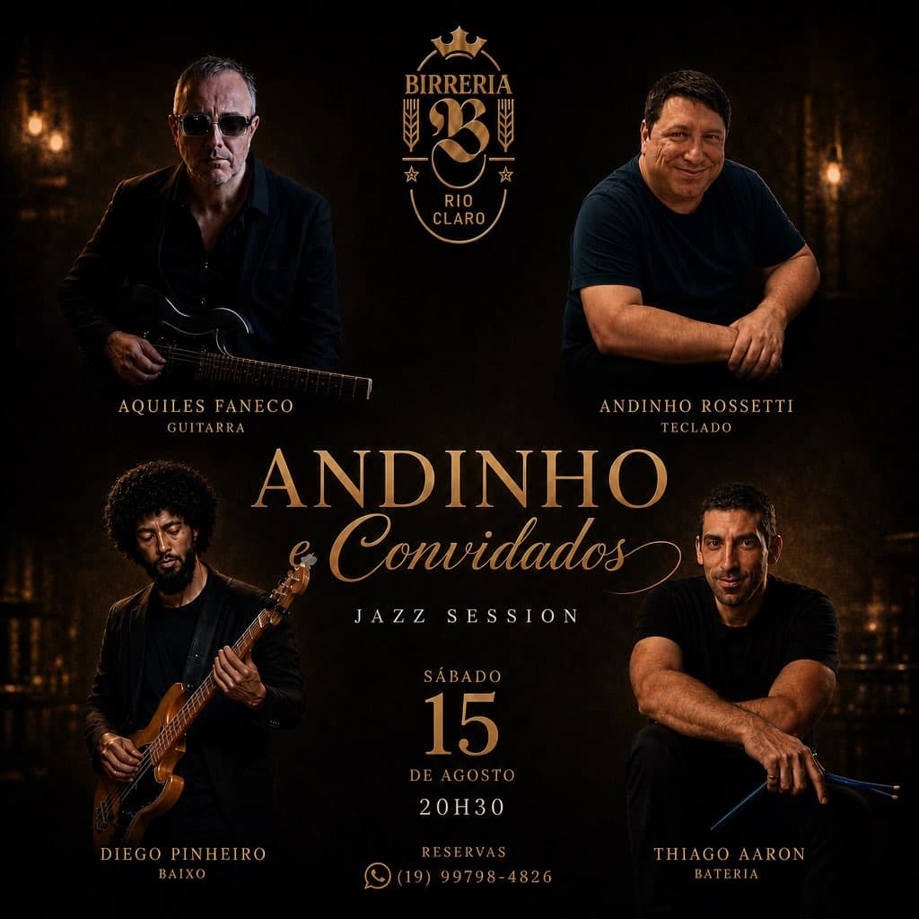 Flyer de Andinho e Convidados