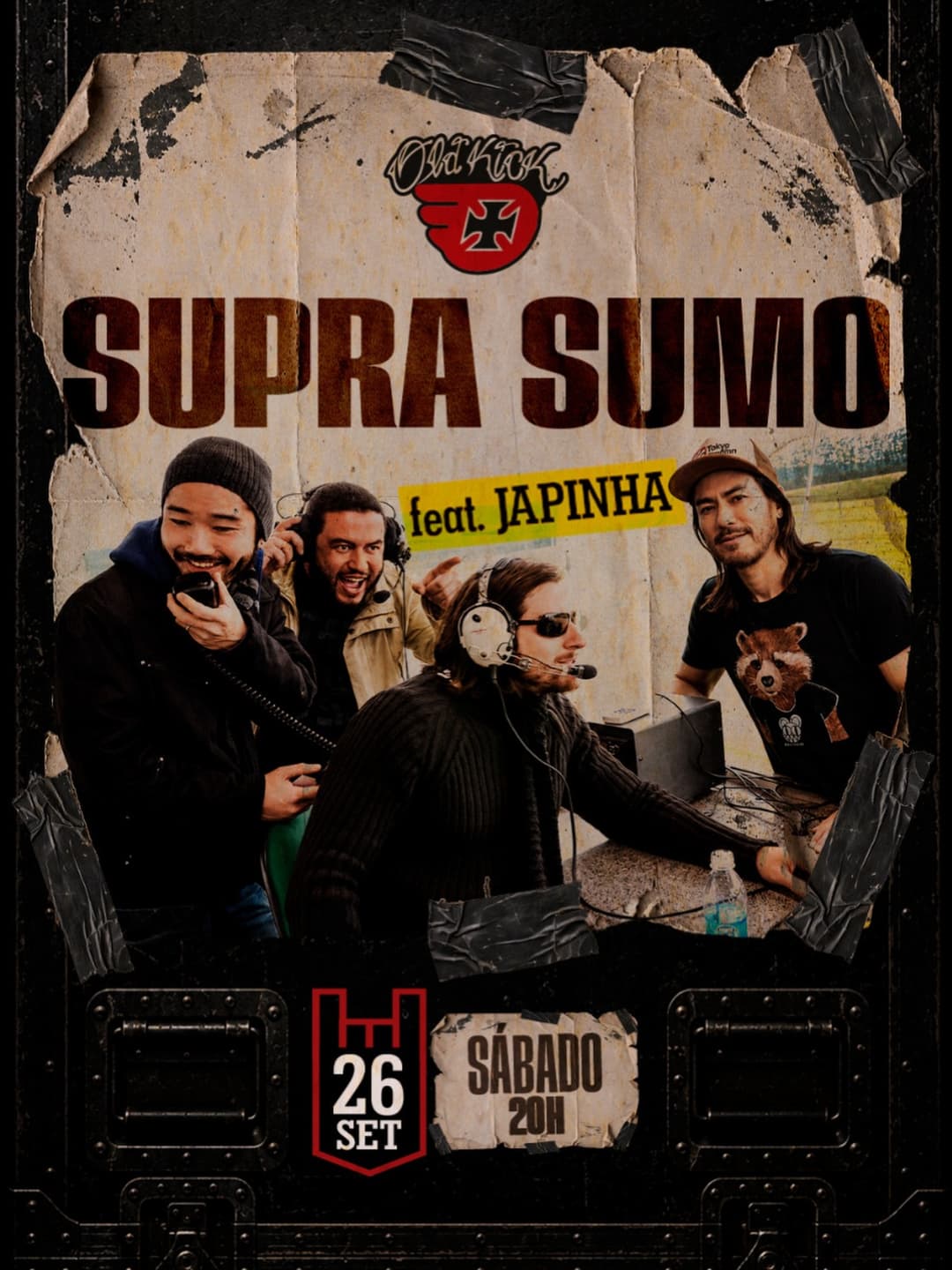 Flyer de Supra Sumo e Ricardo Japinha