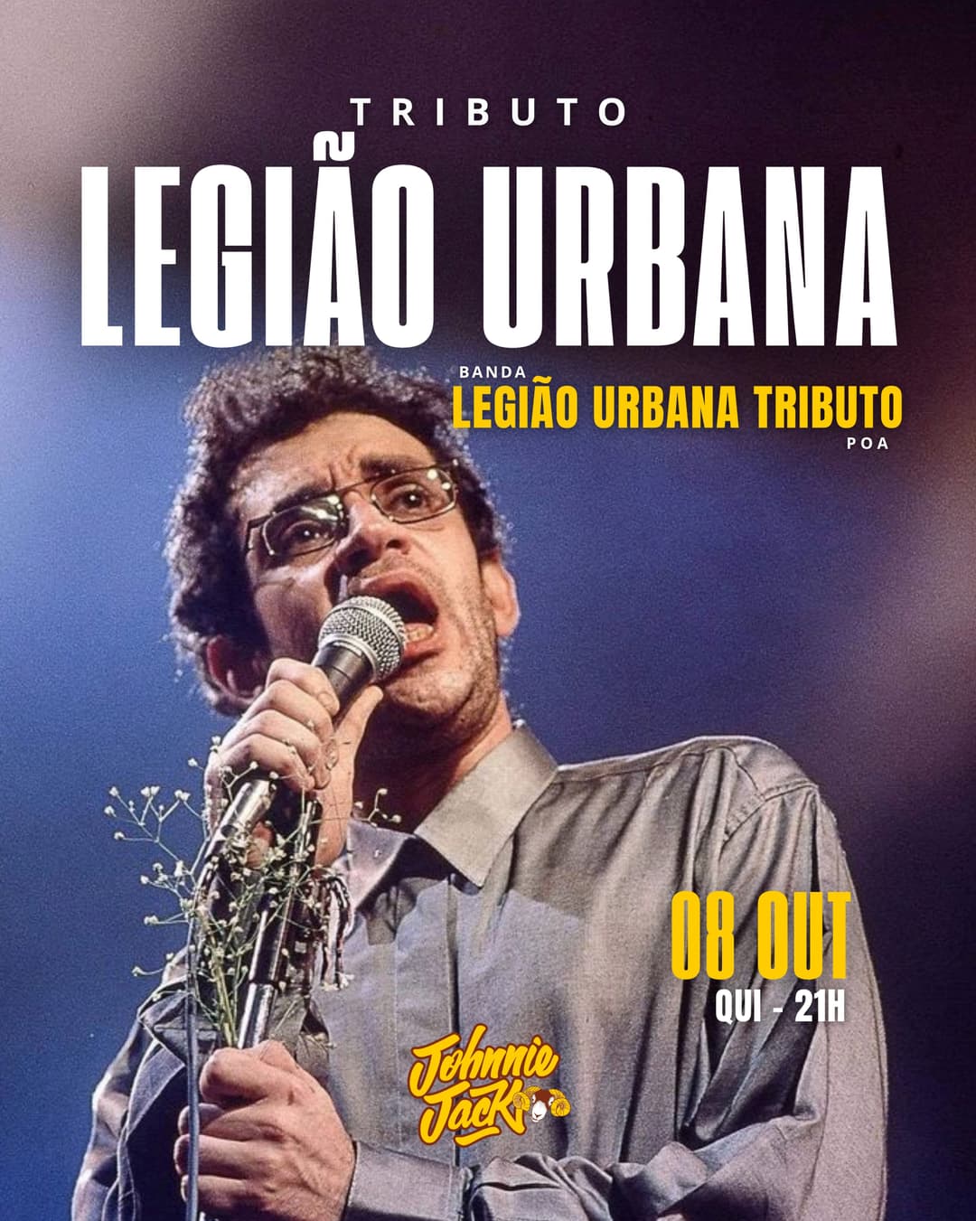 Flyer de Legião Urbana Tributo