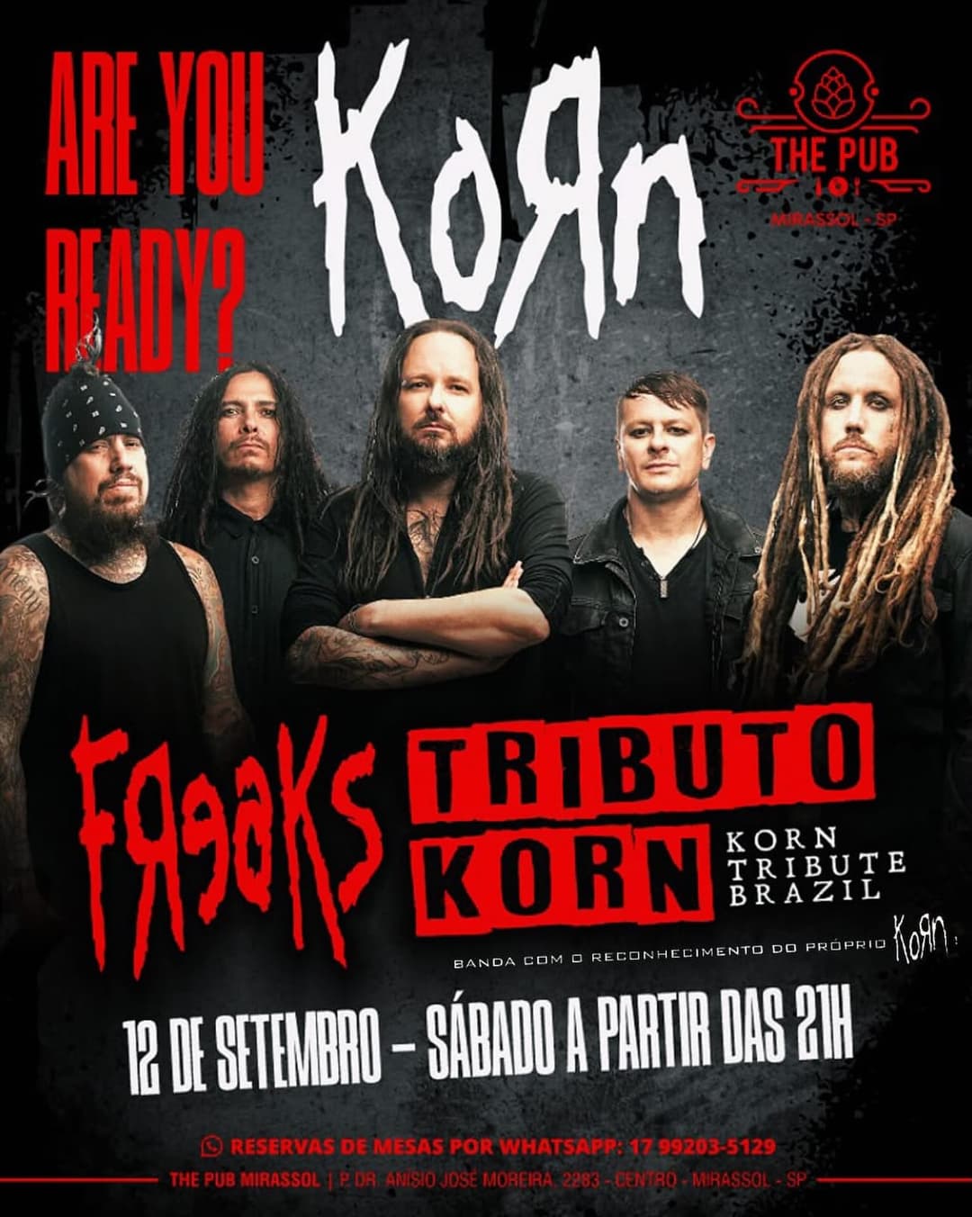 Flyer de Freaks
