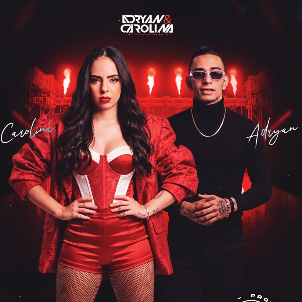 Arte de Adryan e Carolina