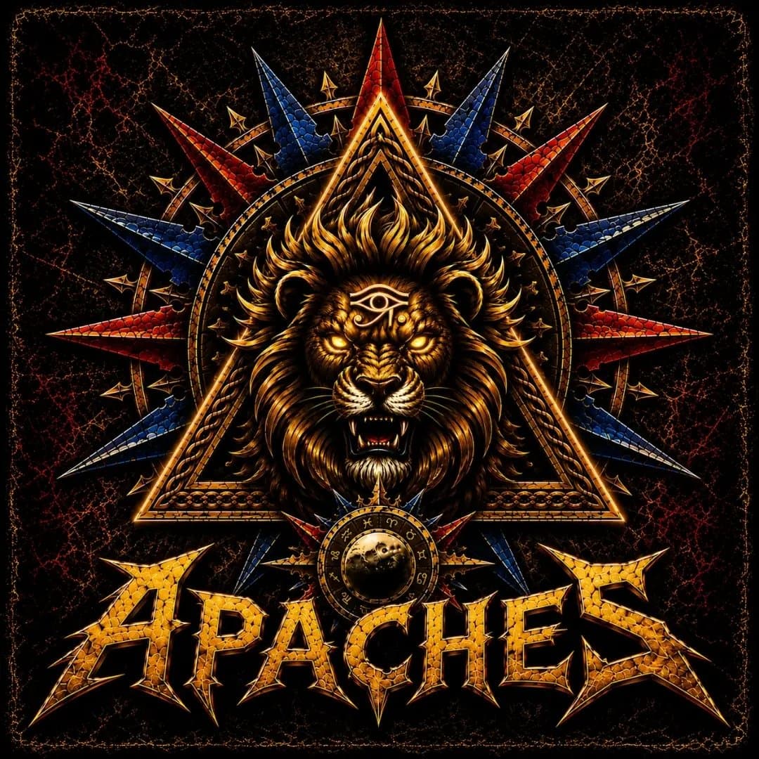 Arte de 𝔸ℙ𝔸ℂℍ𝔼𝕊 - Banda de rock