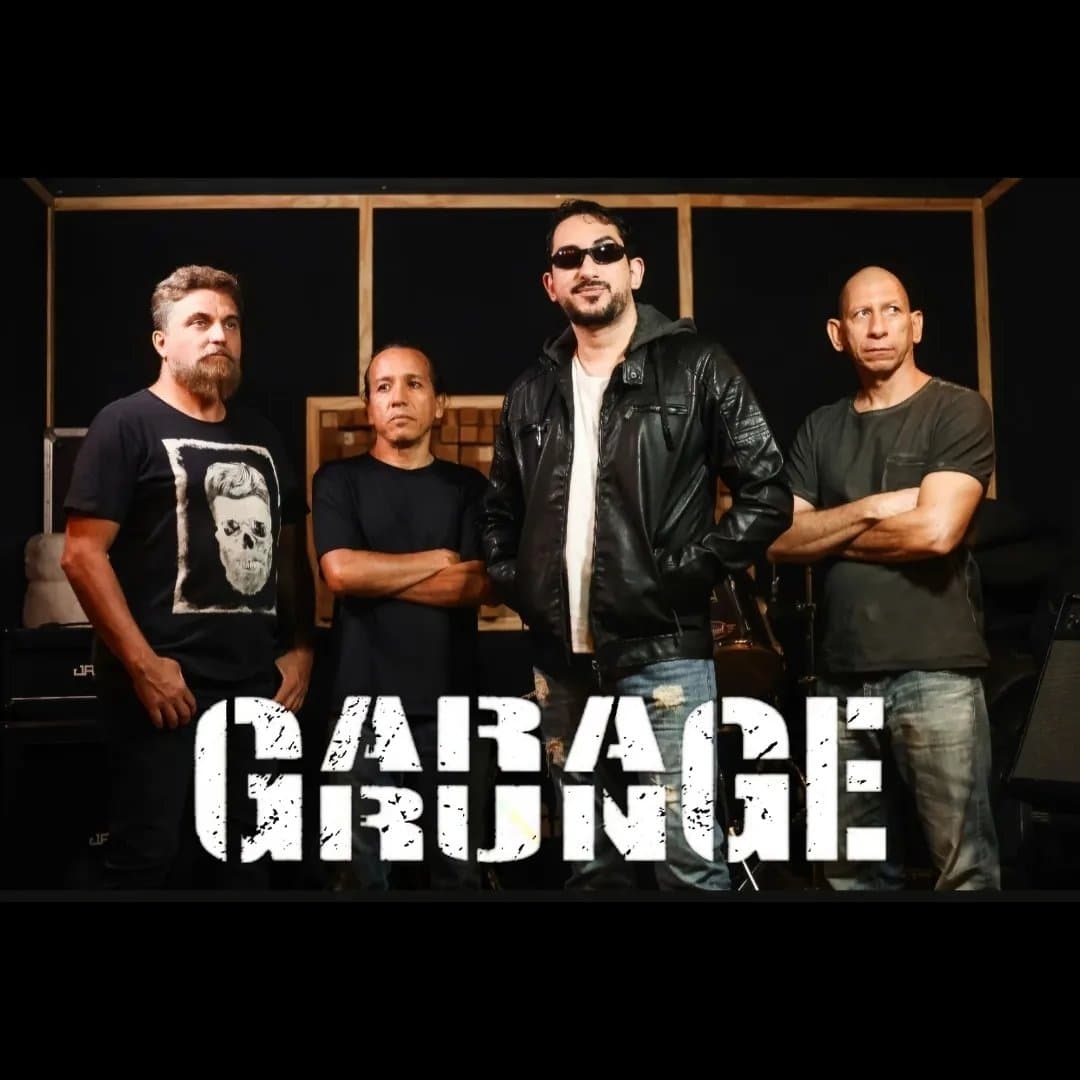 Arte de Banda Garage Grunge
