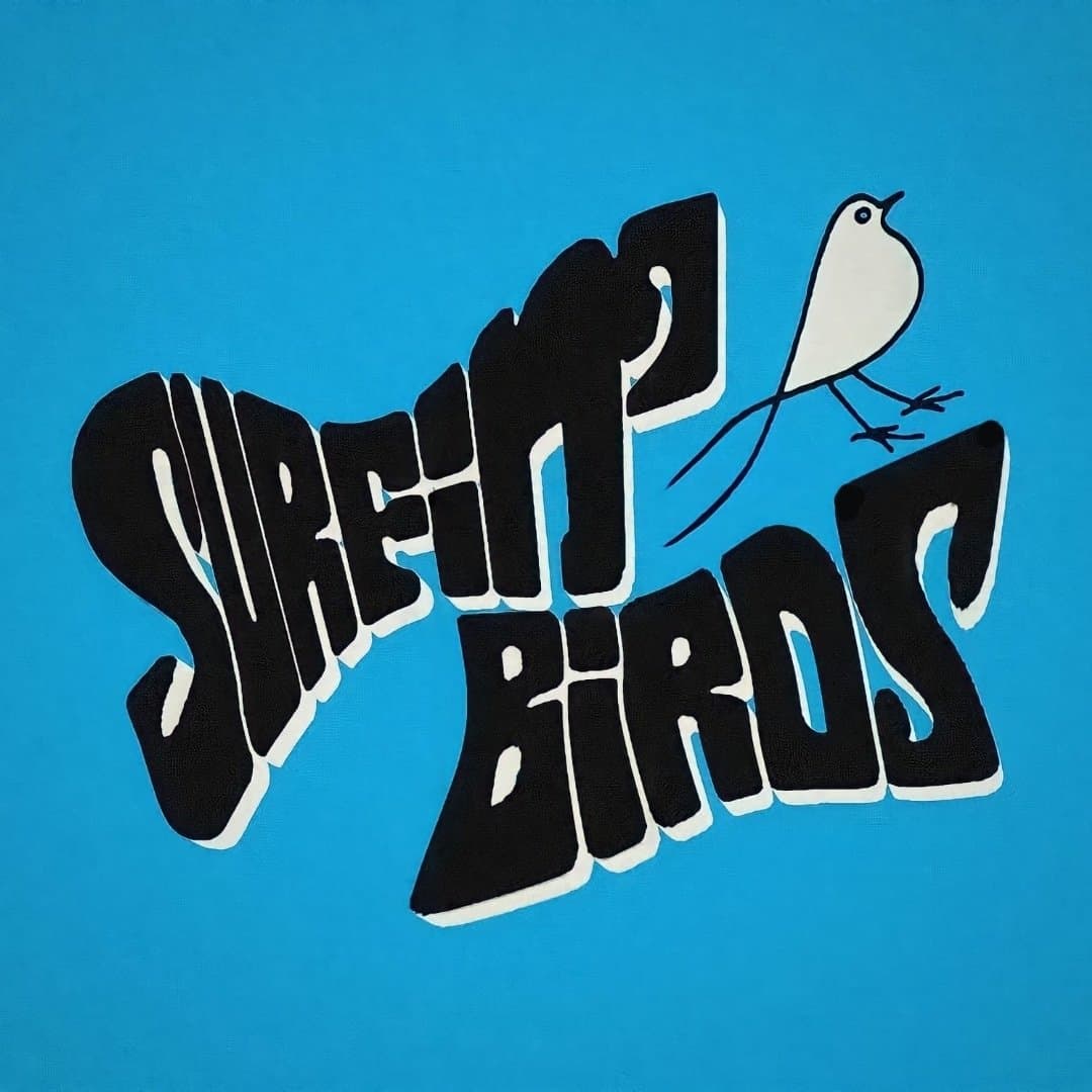 Arte de Surfin' Birds 🦅