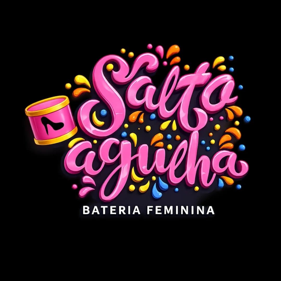 Arte de Bateria Feminina Salto Agulha