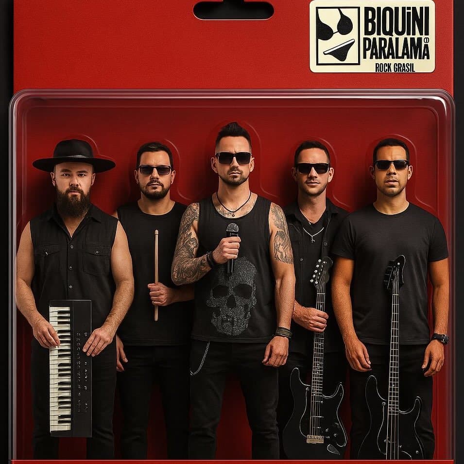 Arte de Biquini no Paralama Rock Brasil