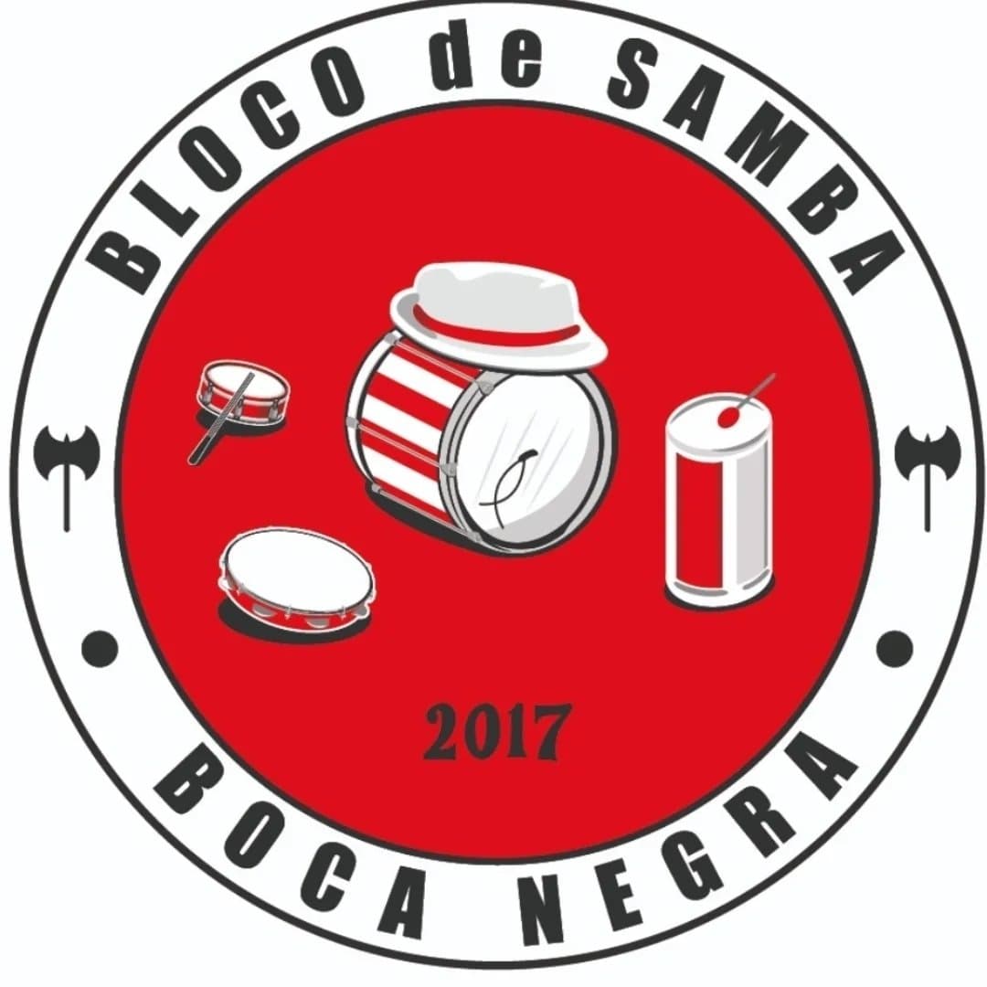 Arte de Bloco de Samba Boca Negra