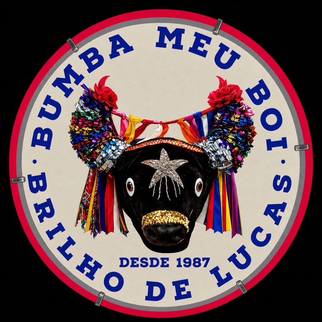 Arte de Bumba Meu Boi Brilho de Lucas