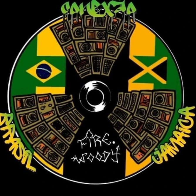 Arte de Conexão Brasil e Jamaica S.S