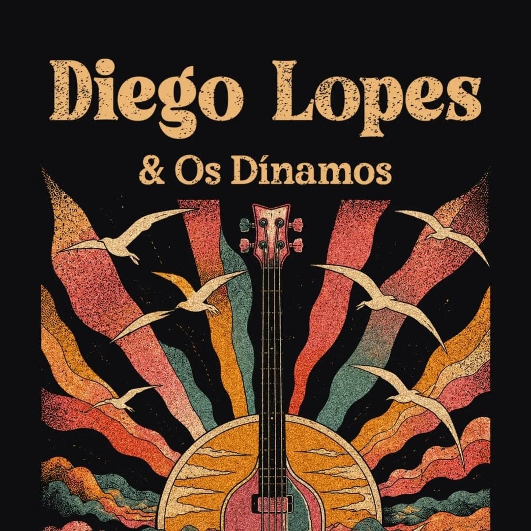 Arte de Diego Lopes & Os Dínamos