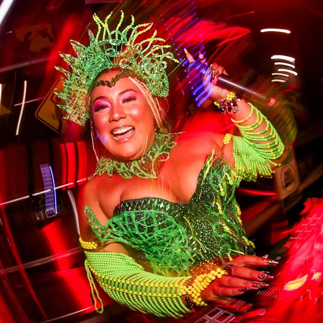 Arte de DJ Pedrita a Princesinha do Rock Doido