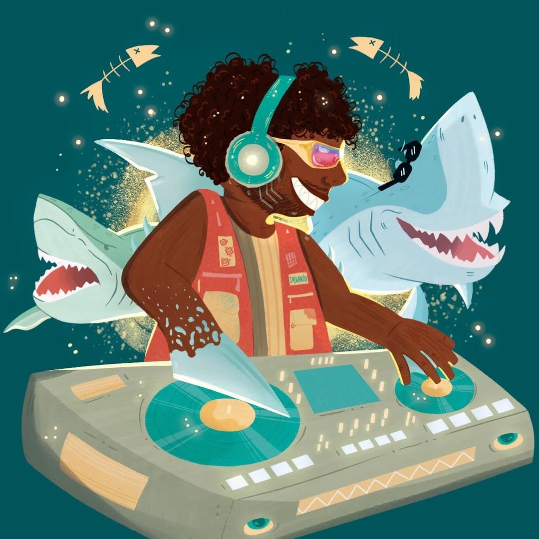 Arte de Thiago Machado 🌐 Thibarão 🎧
