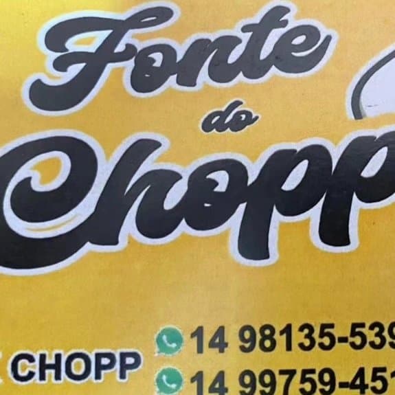 Foto de fonte do chopp 🍺