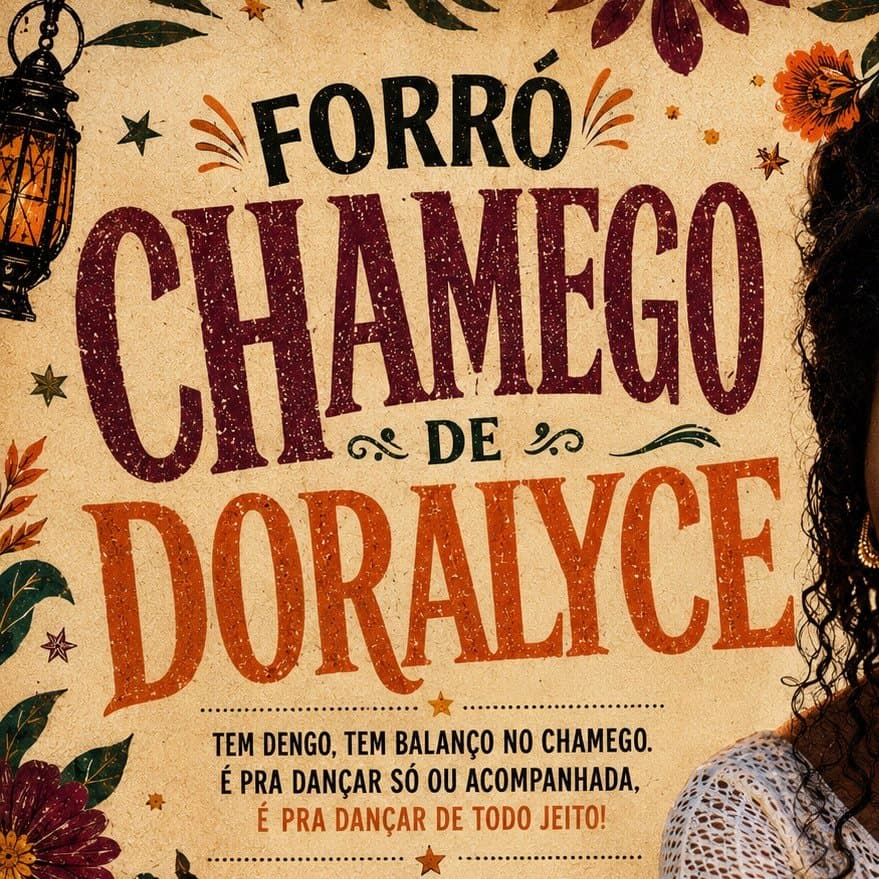 Arte de FORRÓ CHAMEGO de DORALYCE 💎
