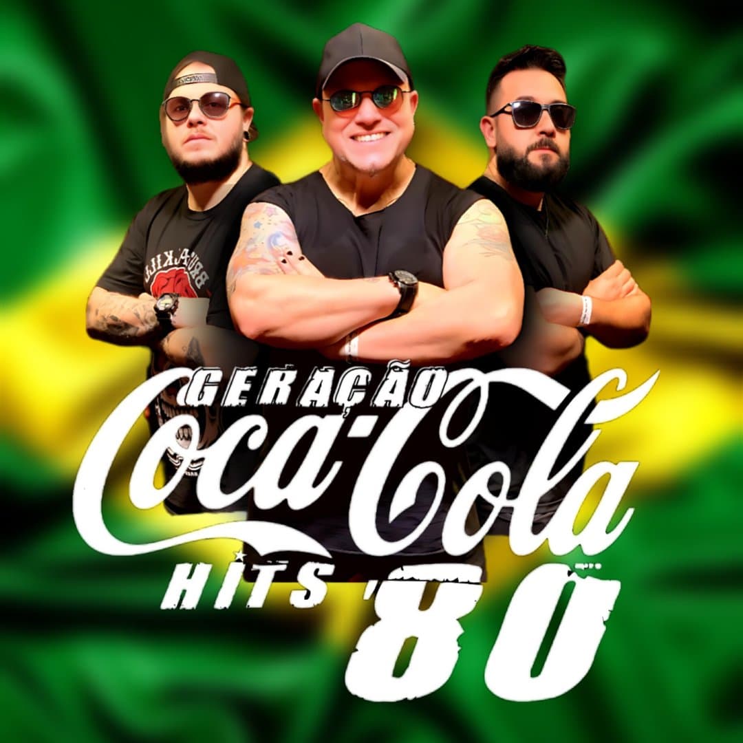 Arte de Geração Coca-Cola Hits '80