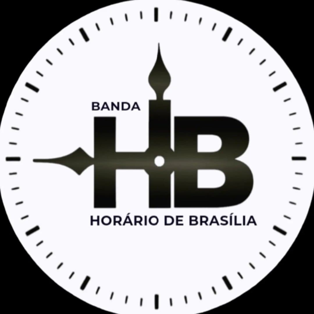 Arte de Horário de Brasília
