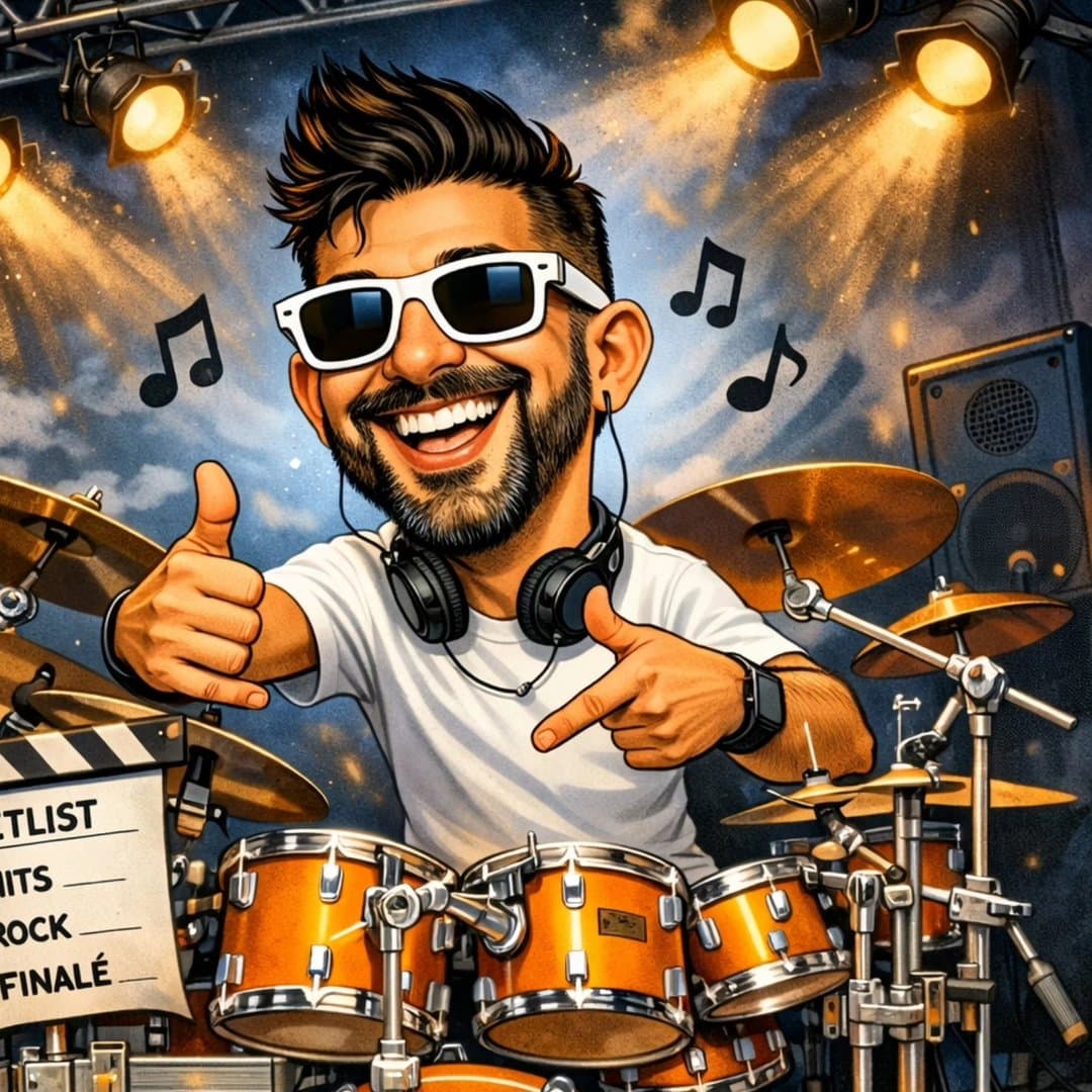 Arte de Lucas Super Drummer