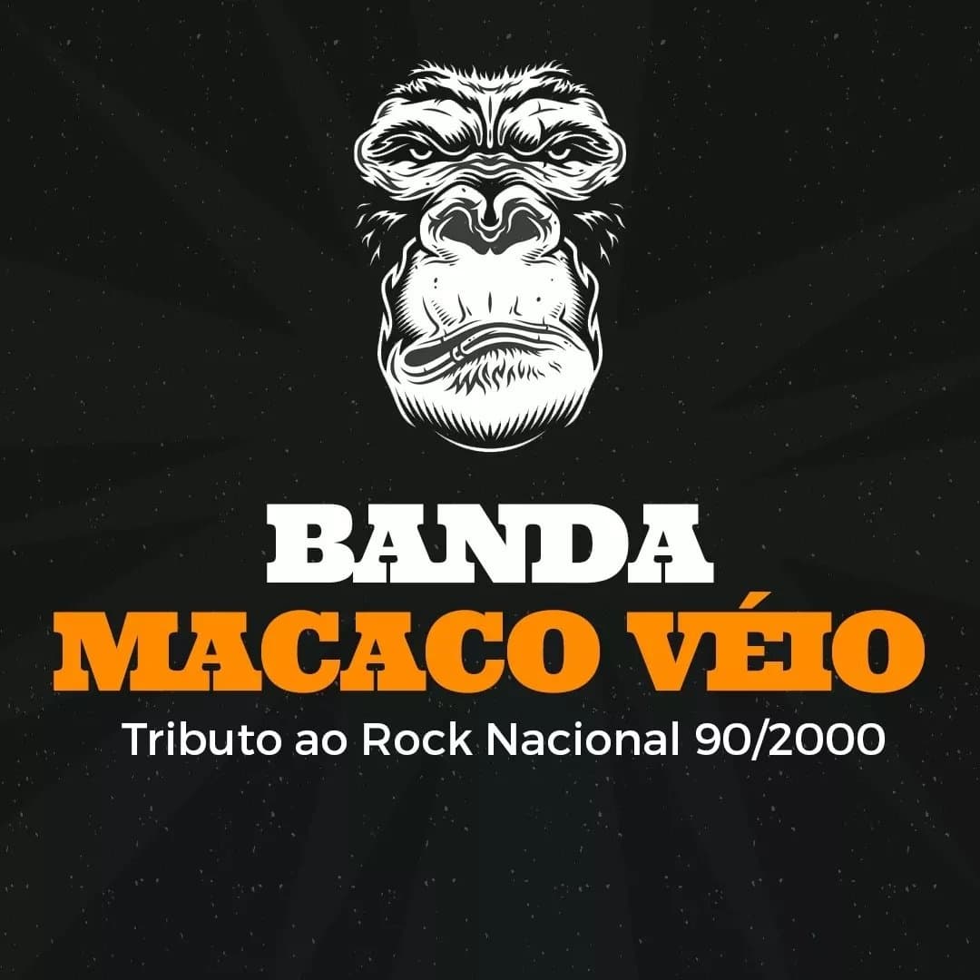 Arte de Banda Macaco Véio Oficial