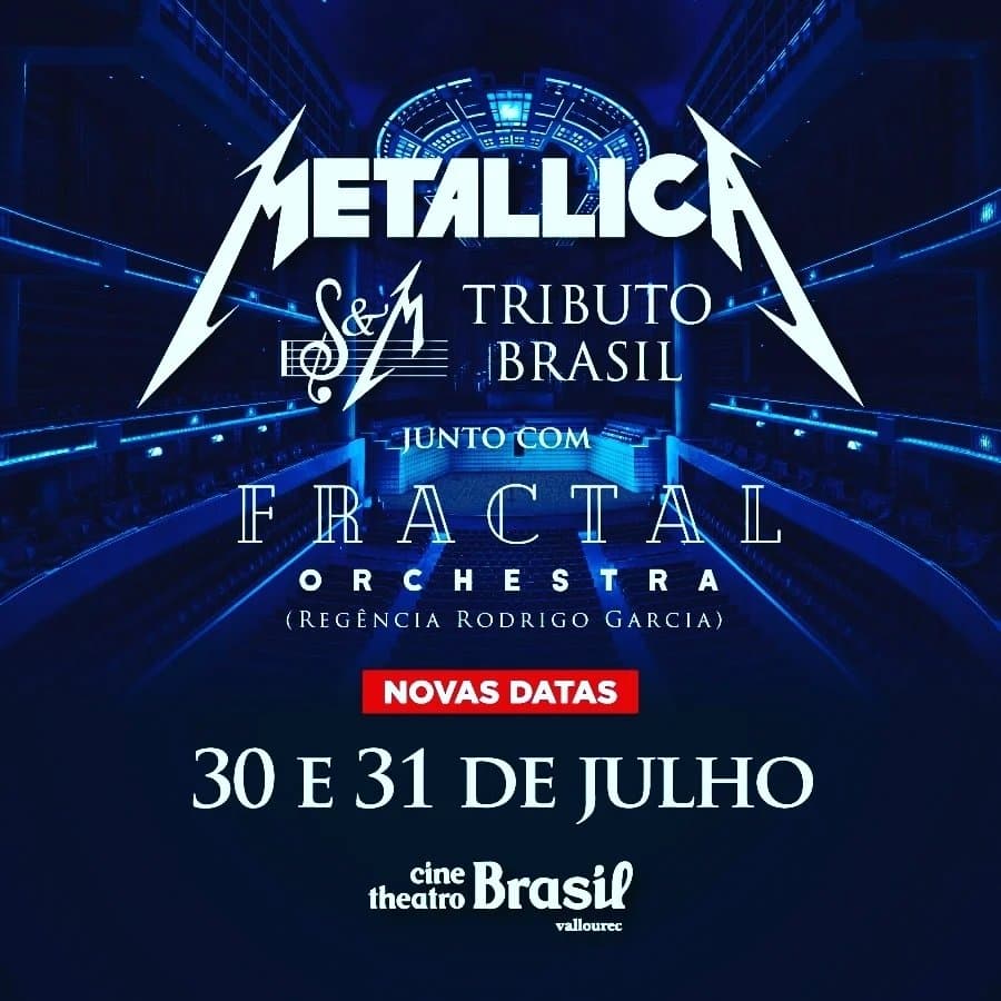 Arte de Metallica S&M Brasil