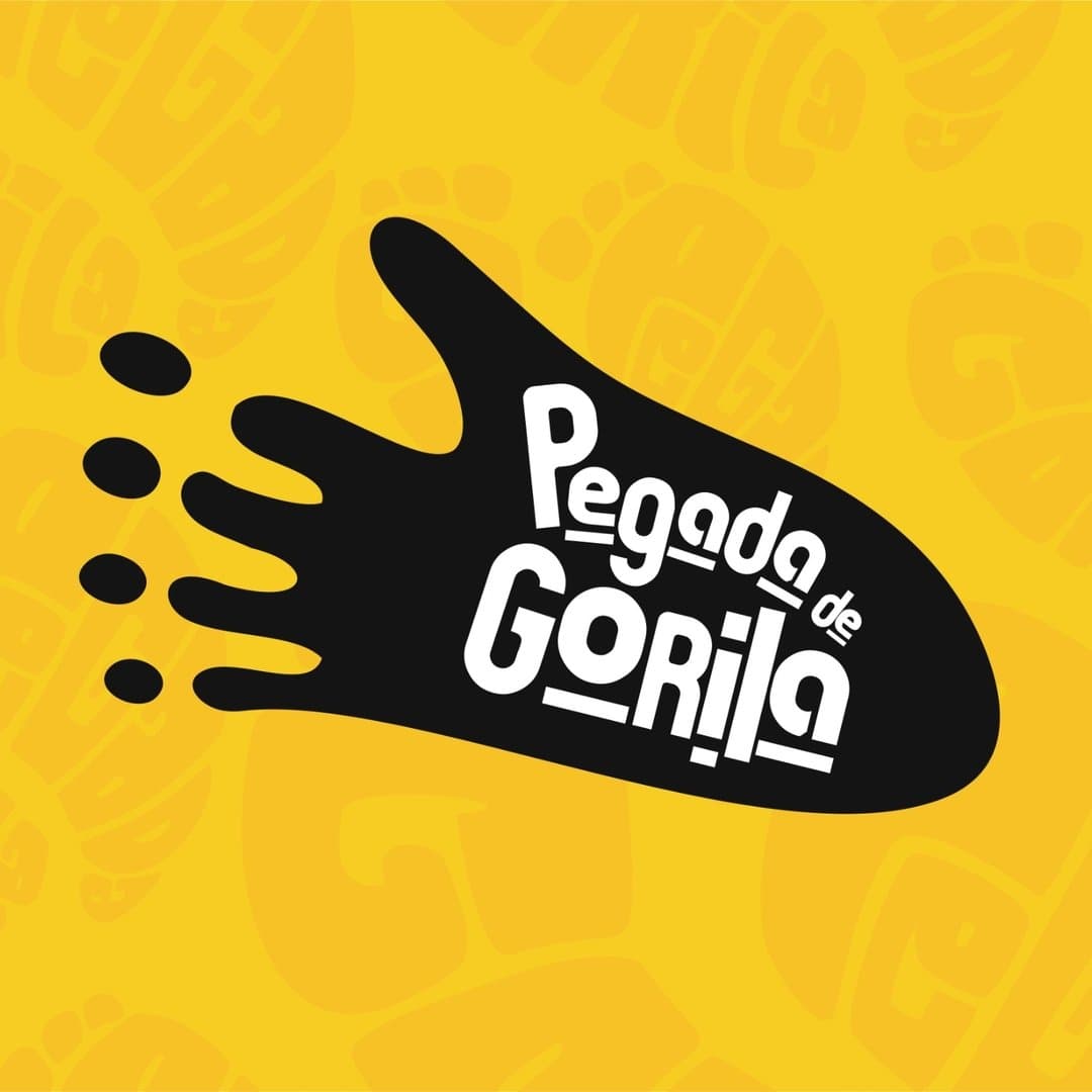 Arte de Pegada de Gorila