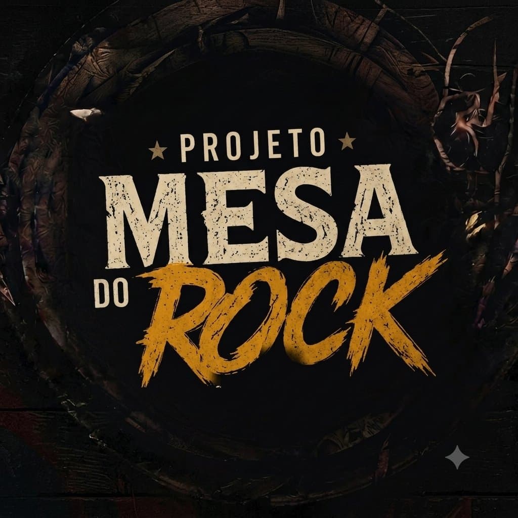 Arte de Projeto Mesa do Rock 🎸