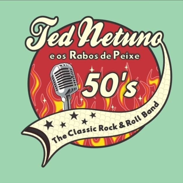 Arte de Ted Netuno e os Rabos de Peixe