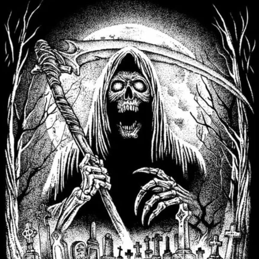 Arte de Terror Fúnebre Horror Punk