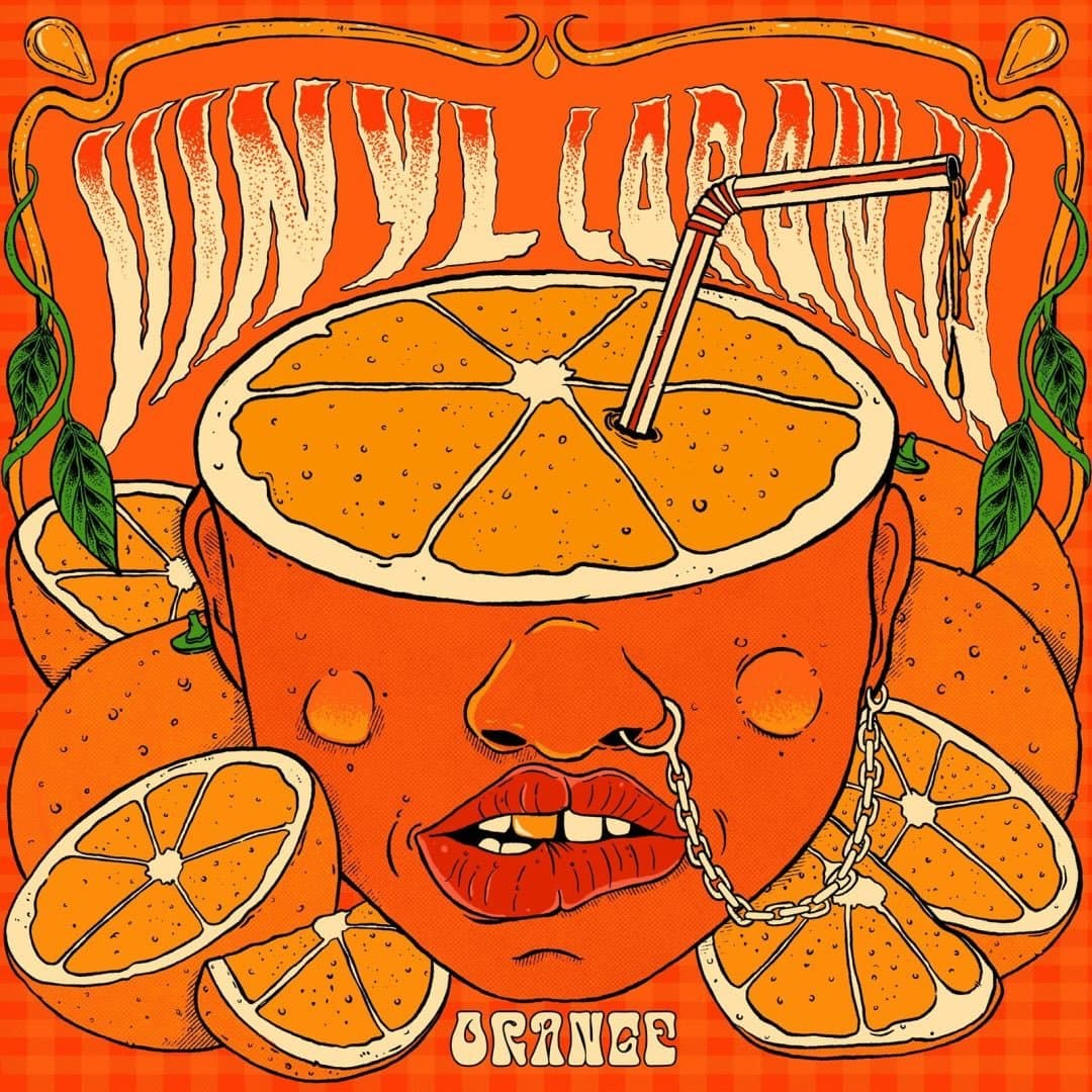 Arte de Vinyl Laranja