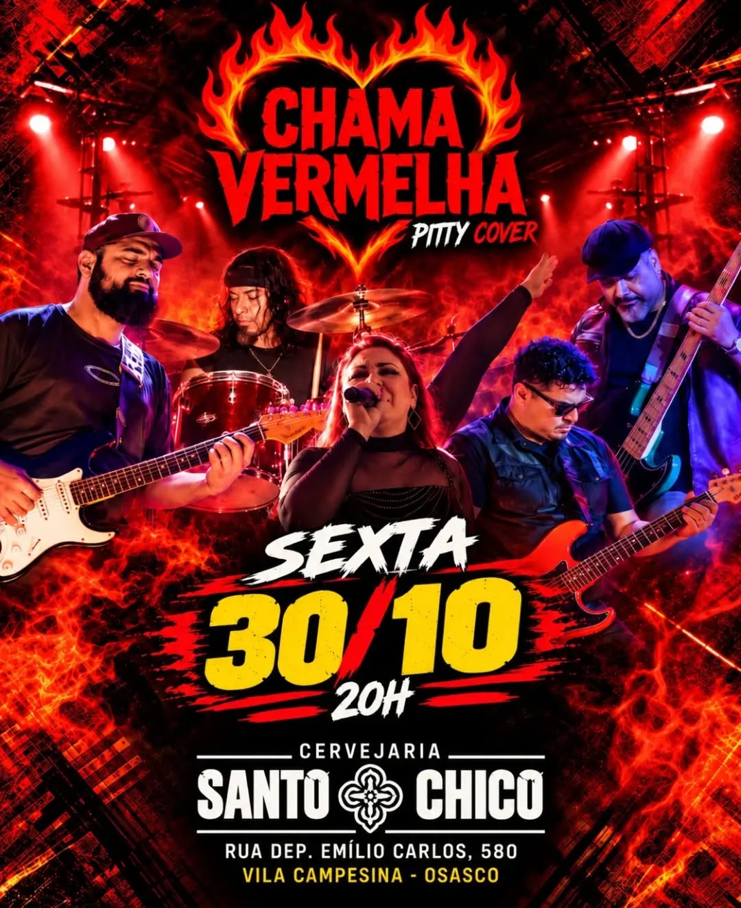 Flyer: Chama Vermelha