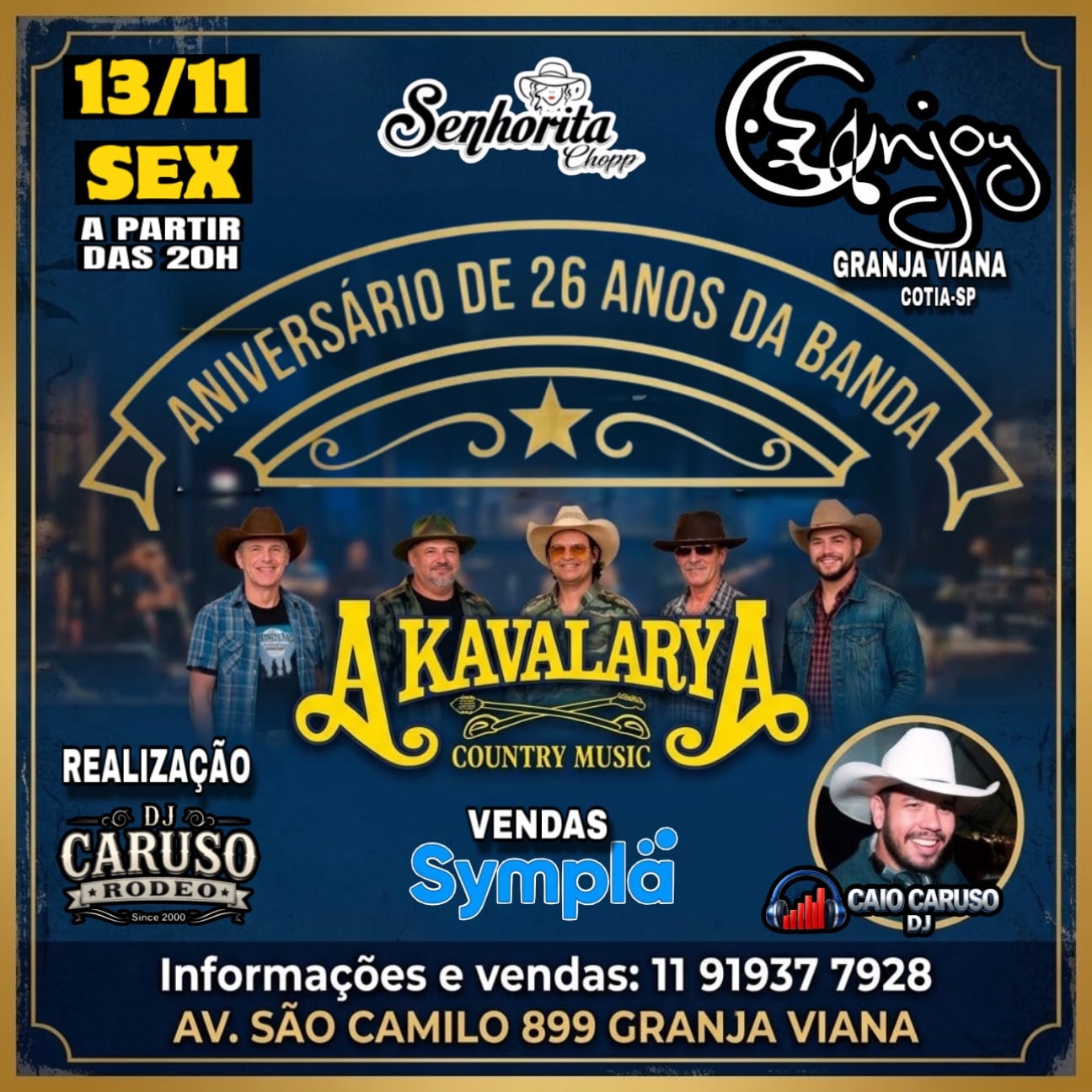 Flyer: DJ Caruso e Djalma Penedo