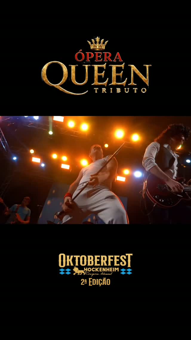Flyer: Opera Queen Brasil e Banda Radiophonica